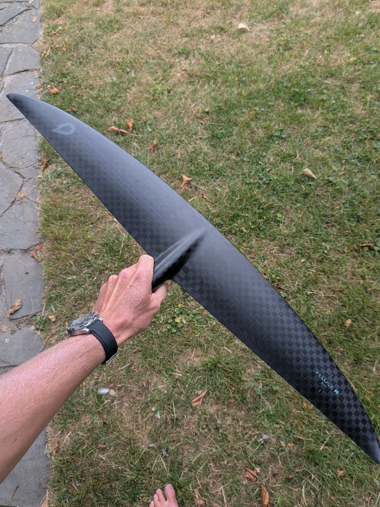 Veloce small front wing en stab v3, Watersport en Boten, Wingsurfen, Ophalen of Verzenden, Gebruikt, Wingsurf-onderdelen
