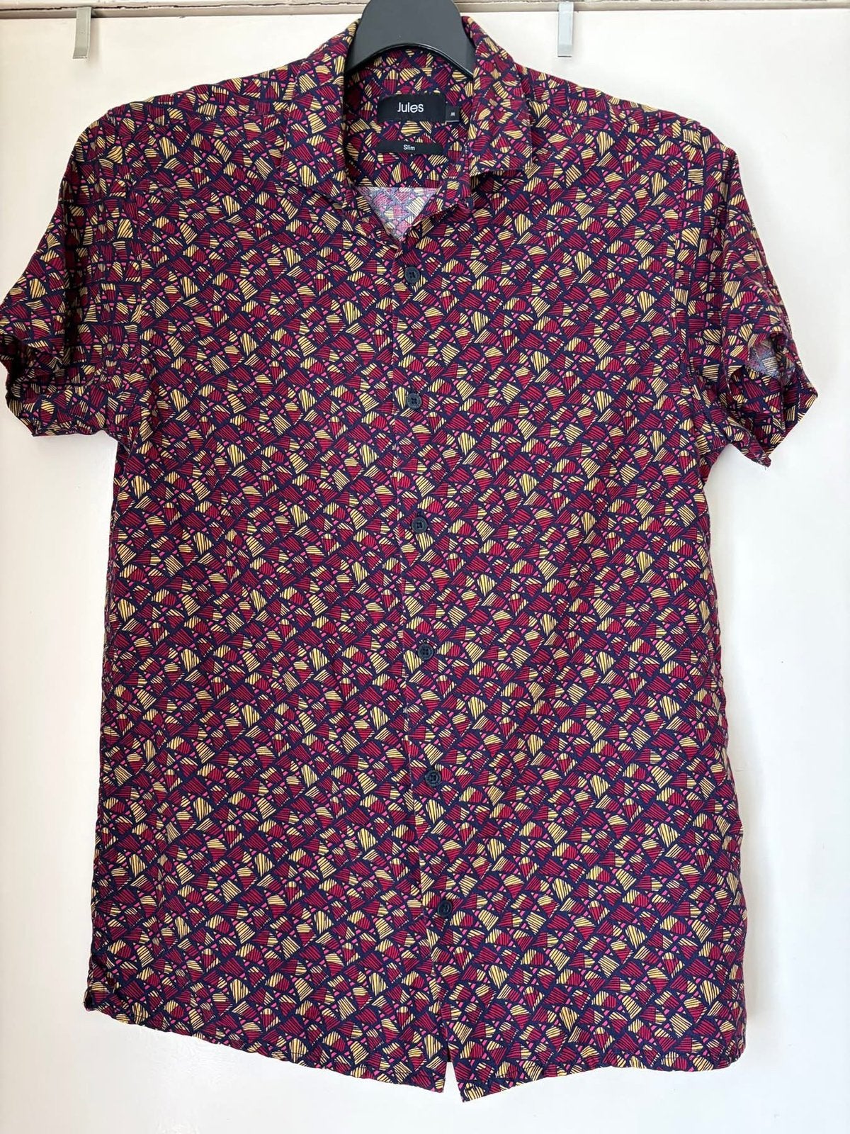 Chemise manches courtes homme – Jules – Taille M - Slim, Enlèvement ou Envoi, Comme neuf