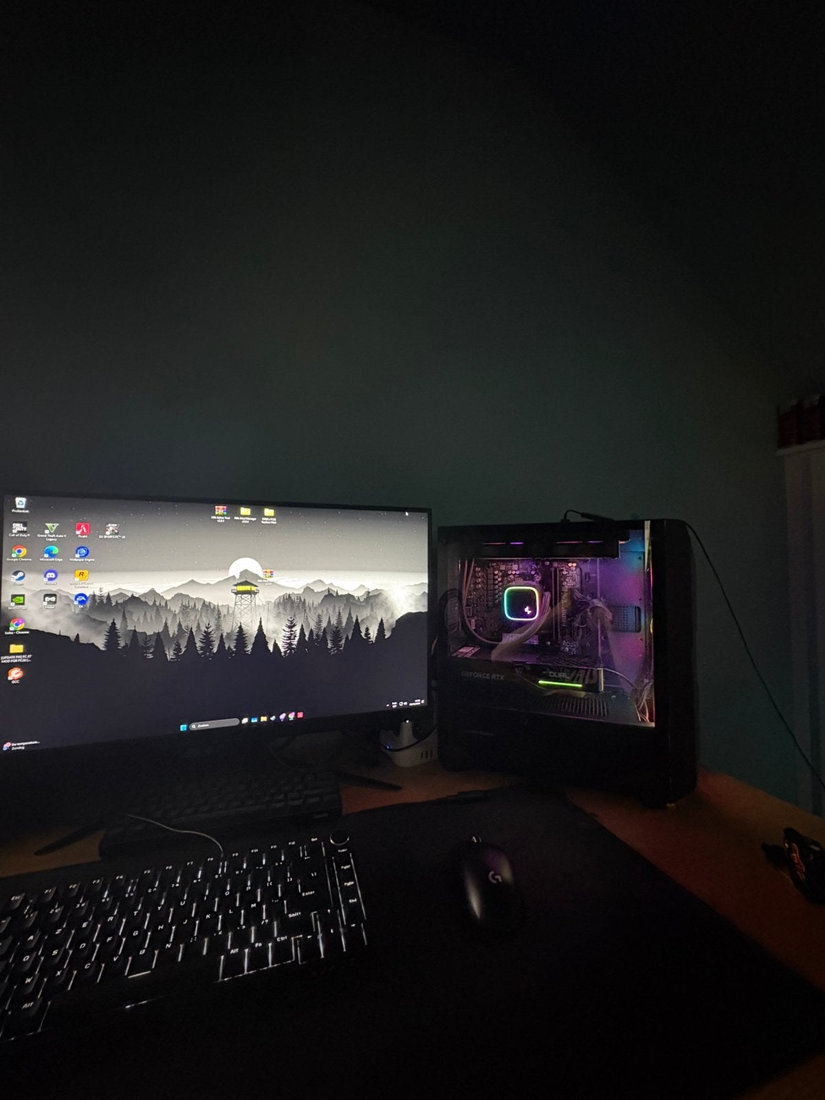 Gaming PC + Logitech G Pro Superlight 2 + MSI 180hz TEKOOP, Computers en Software, Desktop Pc's, Zo goed als nieuw, Gaming, SSD