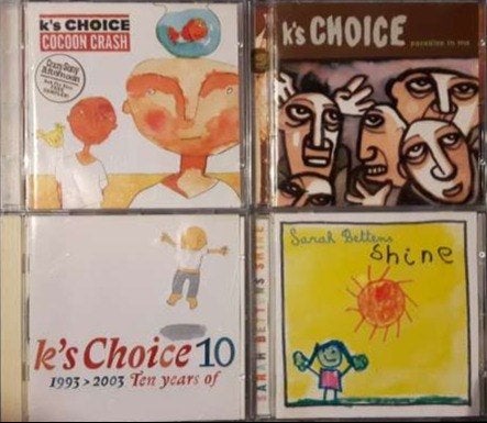 4 CD's van K's Choice / Sarah Bettens, Ophalen, Zo goed als nieuw, Pop