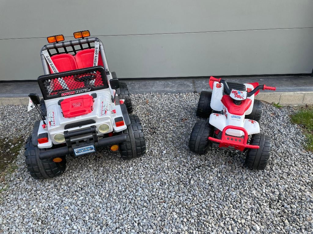 Elektrische Jeep en quad Peg Perego, Kinderen en Baby's, Ophalen, Gebruikt