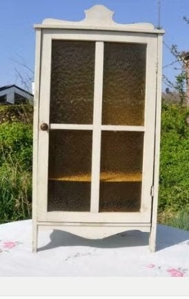 § petite armoire vitrée en bois jouet d'enfant ou autre, Ophalen of Verzenden