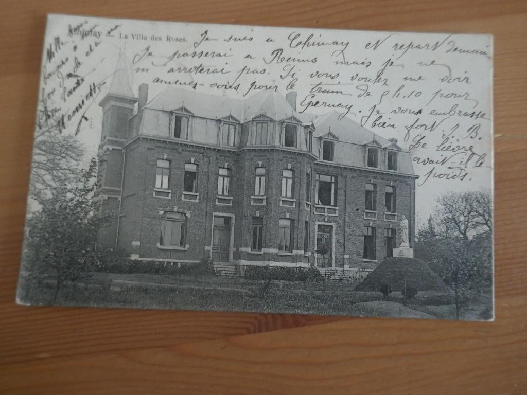 chimay la villa des roses, Collections, Enlèvement ou Envoi, Affranchie, Hainaut