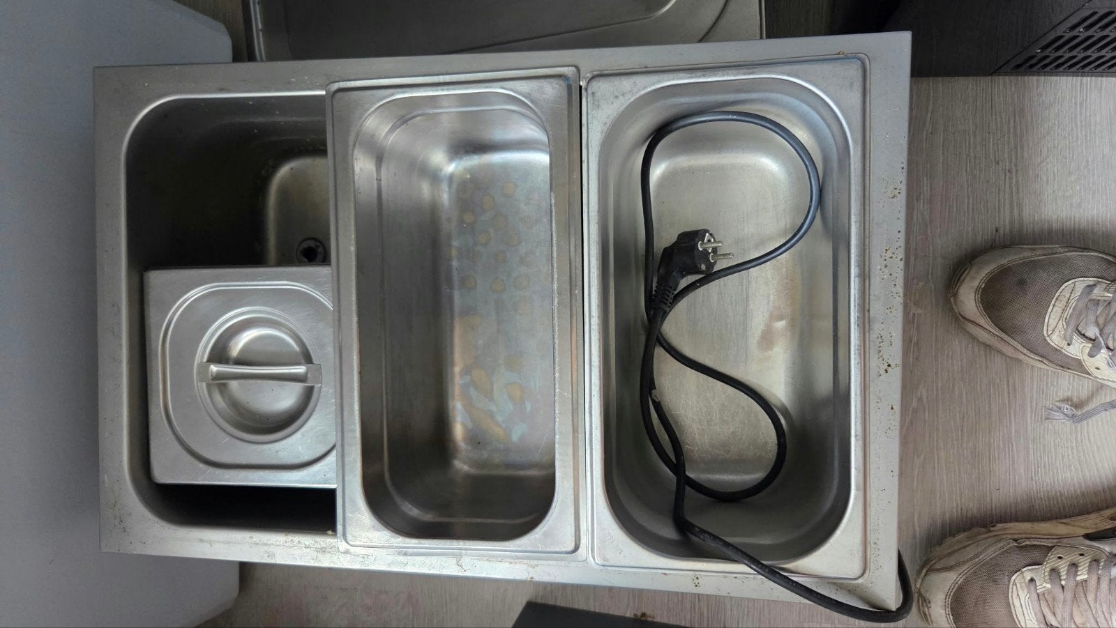 bain marie, Ophalen