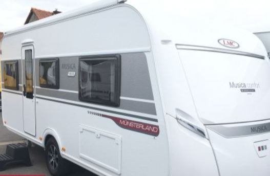 Caravan LMC Musica 480E, Caravans en Kamperen, Caravans, 2 aparte bedden, Particulier, 6 tot 7 meter, LMC en Münsterland