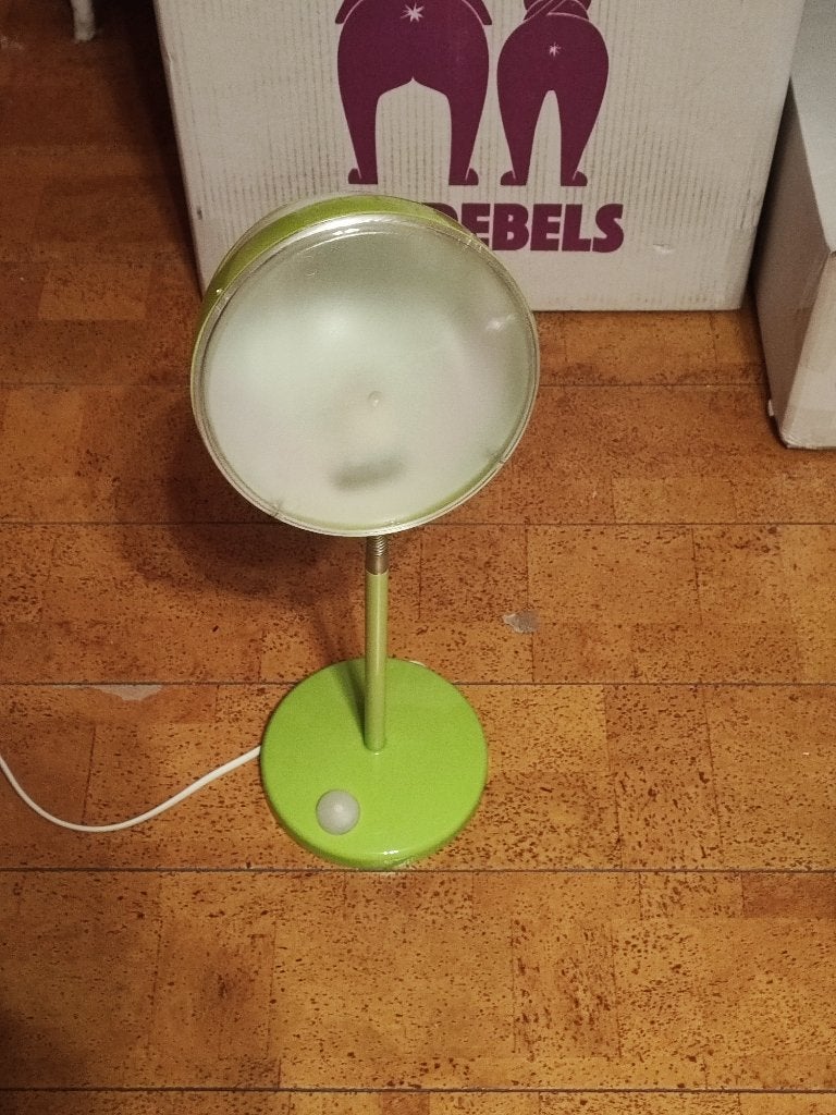 Ikea Skojig groene lamp met wolkenmotief, Groen, Ophalen of Verzenden, Zo goed als nieuw, Verstelbaar