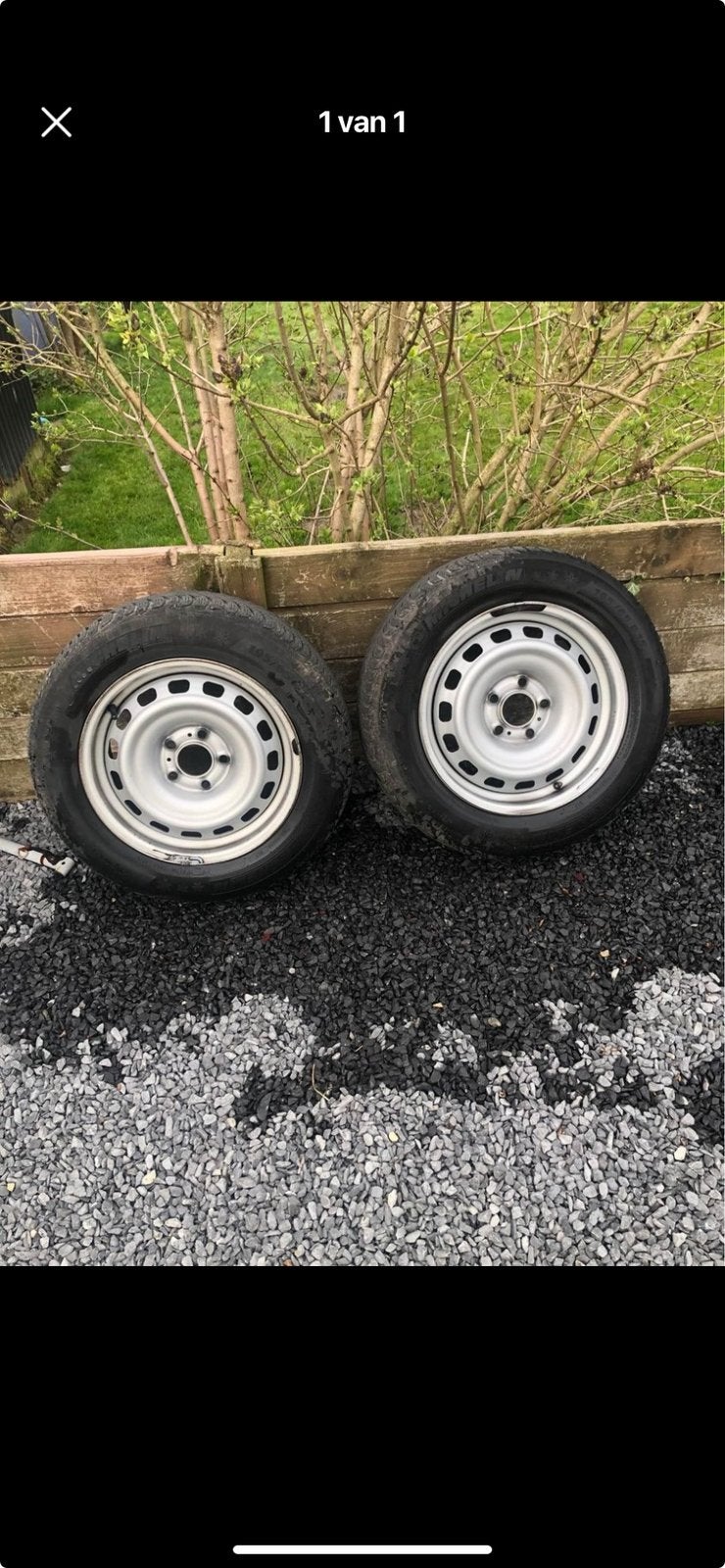 4  stalen velgen, Auto-onderdelen, Ophalen, Velg(en)