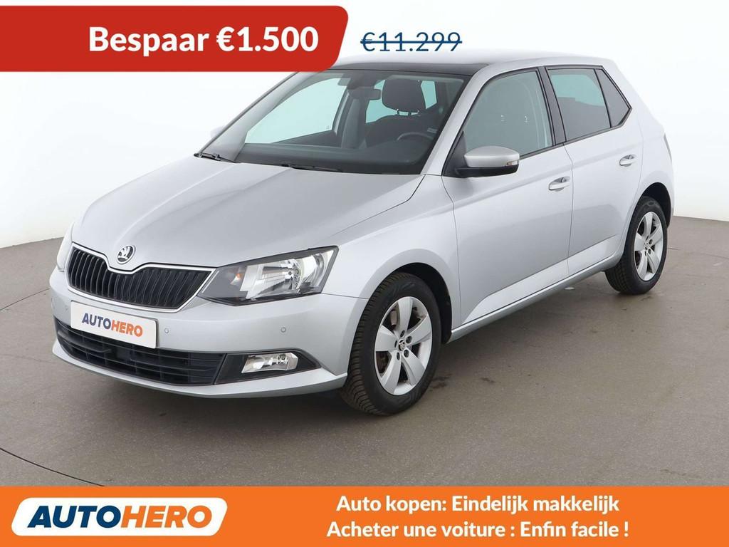 Skoda Fabia 1.2 TSI Ambition (année de construction 2015), Autos, 1197 cm³, Argent ou Gris, 109 g/km, Climatisation automatique