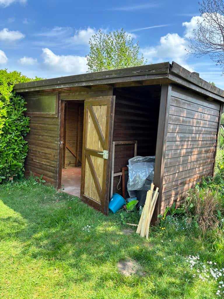 Tuinhuis gratis, Tuin en Terras, Ophalen of Verzenden, Zo goed als nieuw, Tuinhuis