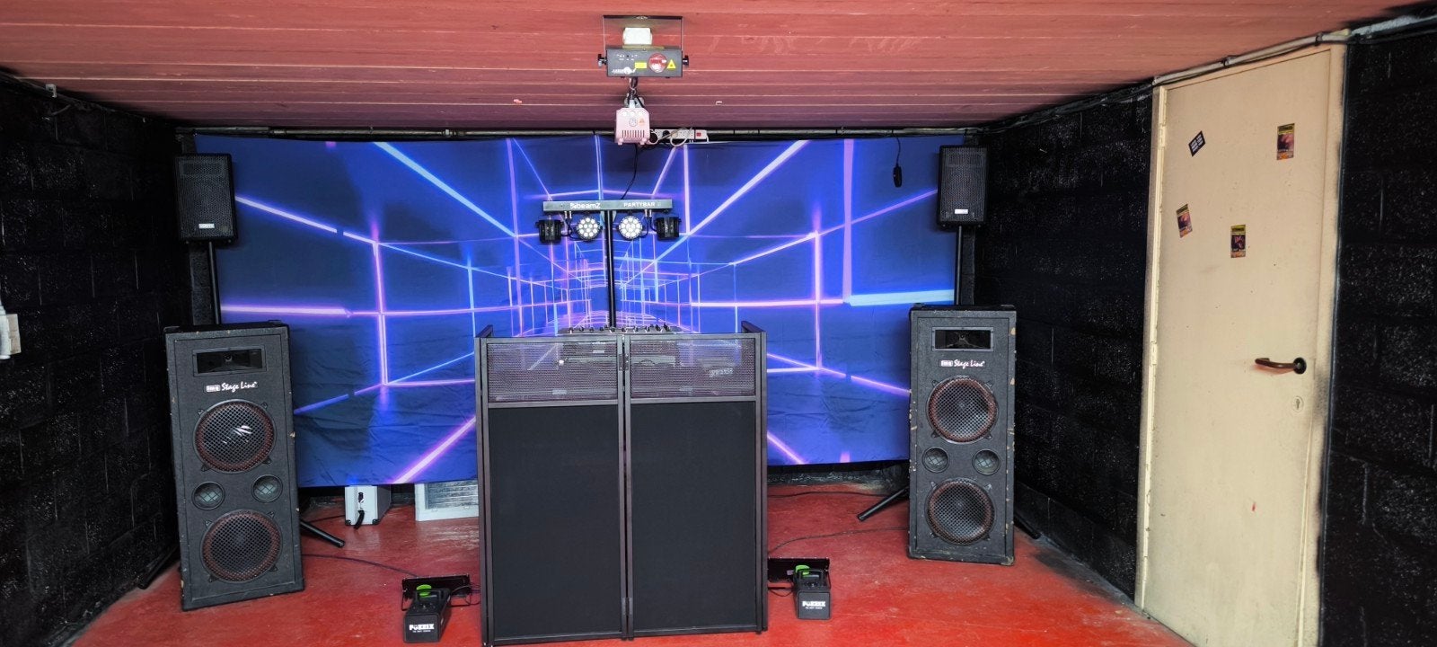 complete geluid & licht set, dj, Muziek en Instrumenten, Ophalen