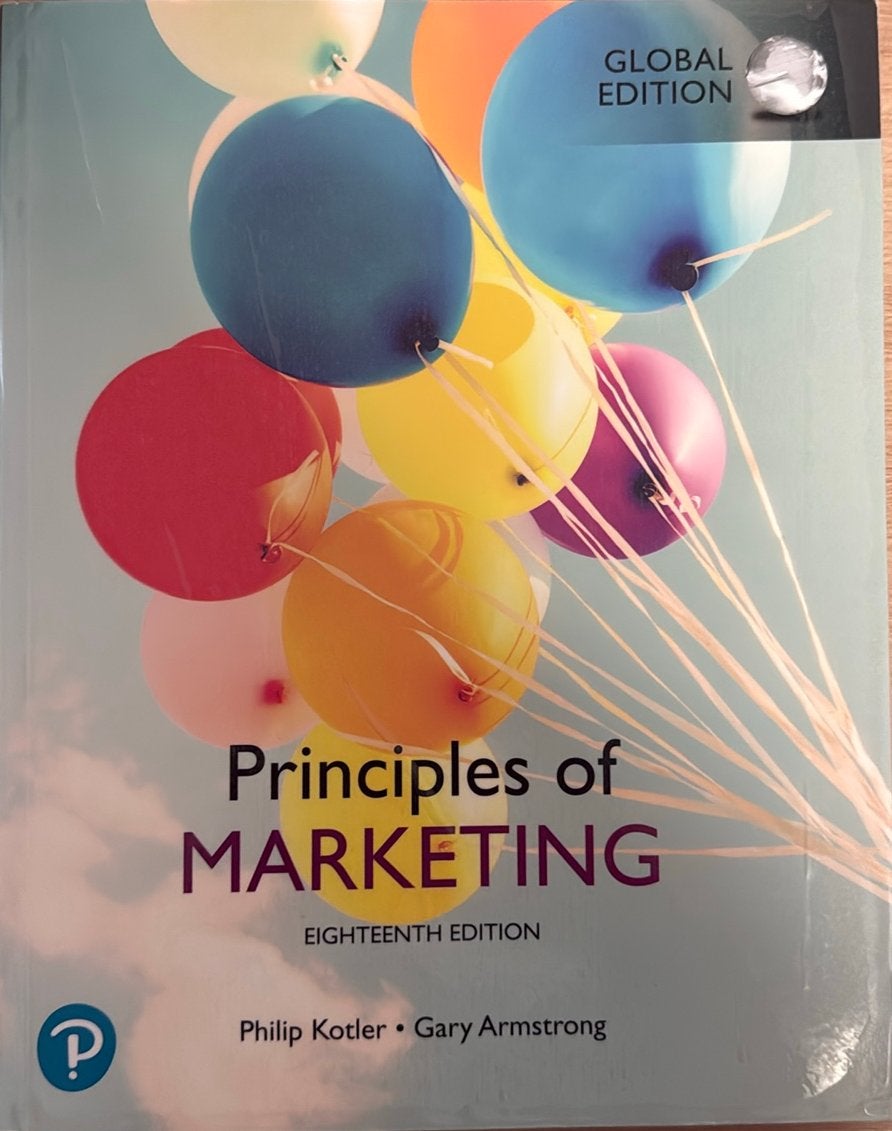 Principles of marketing 18th edition, Boeken, Ophalen of Verzenden, Zo goed als nieuw, Economie en Marketing