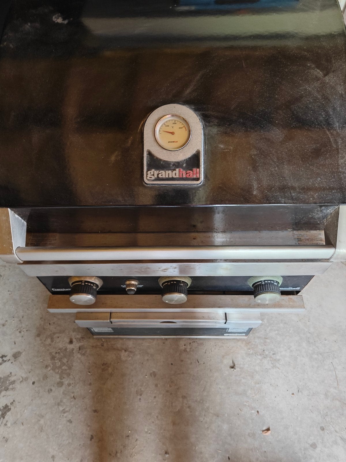 Inbouw gas BBQ., Ophalen