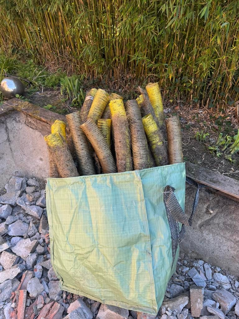 Stukken kokosdarm / drainagebuis GRATIS, Ophalen