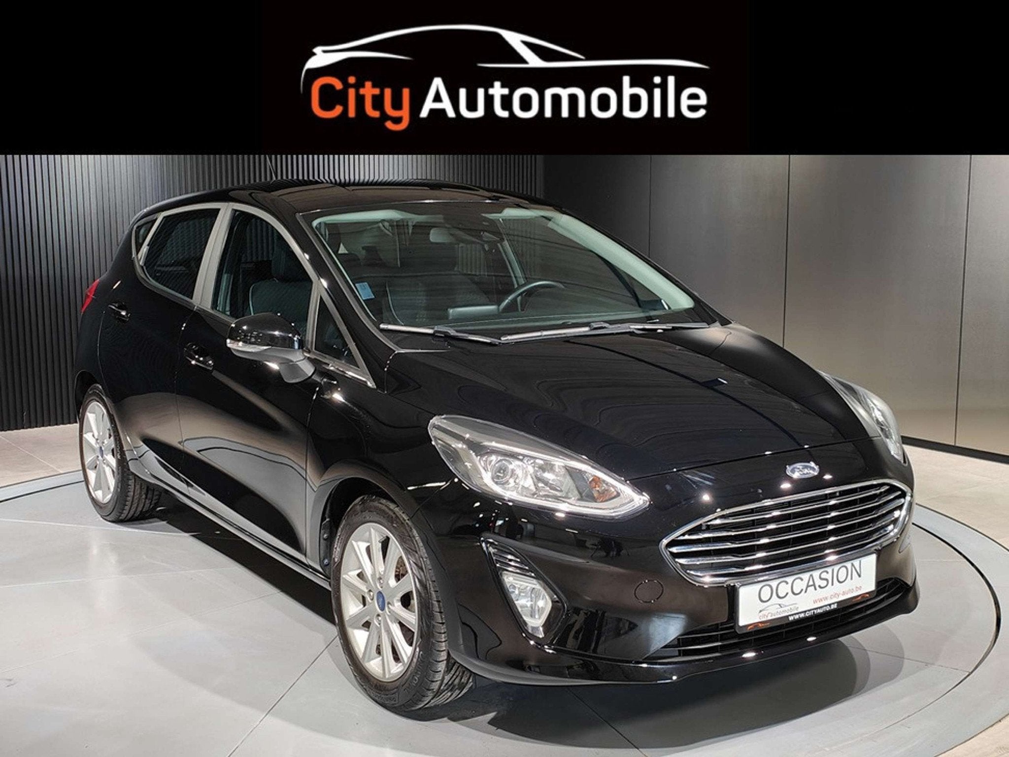 Ford Fiesta 1.0 ECOBOOST CARPLAY CLIMATISATION RADAR ARR, Autos, Euro 6, Boîte manuelle, Noir, 131 g/km