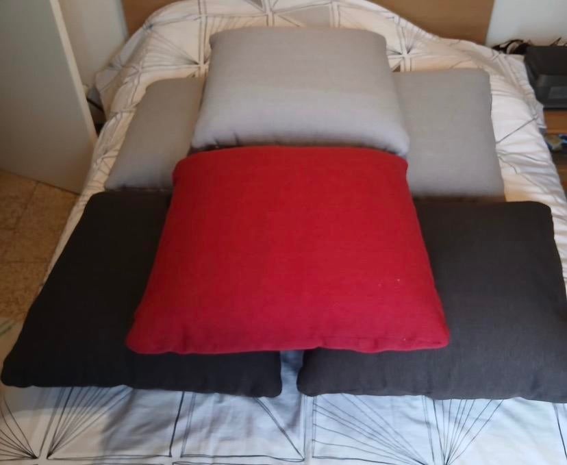 Coussin 52cm / 52cm / 14cm (10e pièce), Maison & Meubles, Enlèvement, Comme neuf