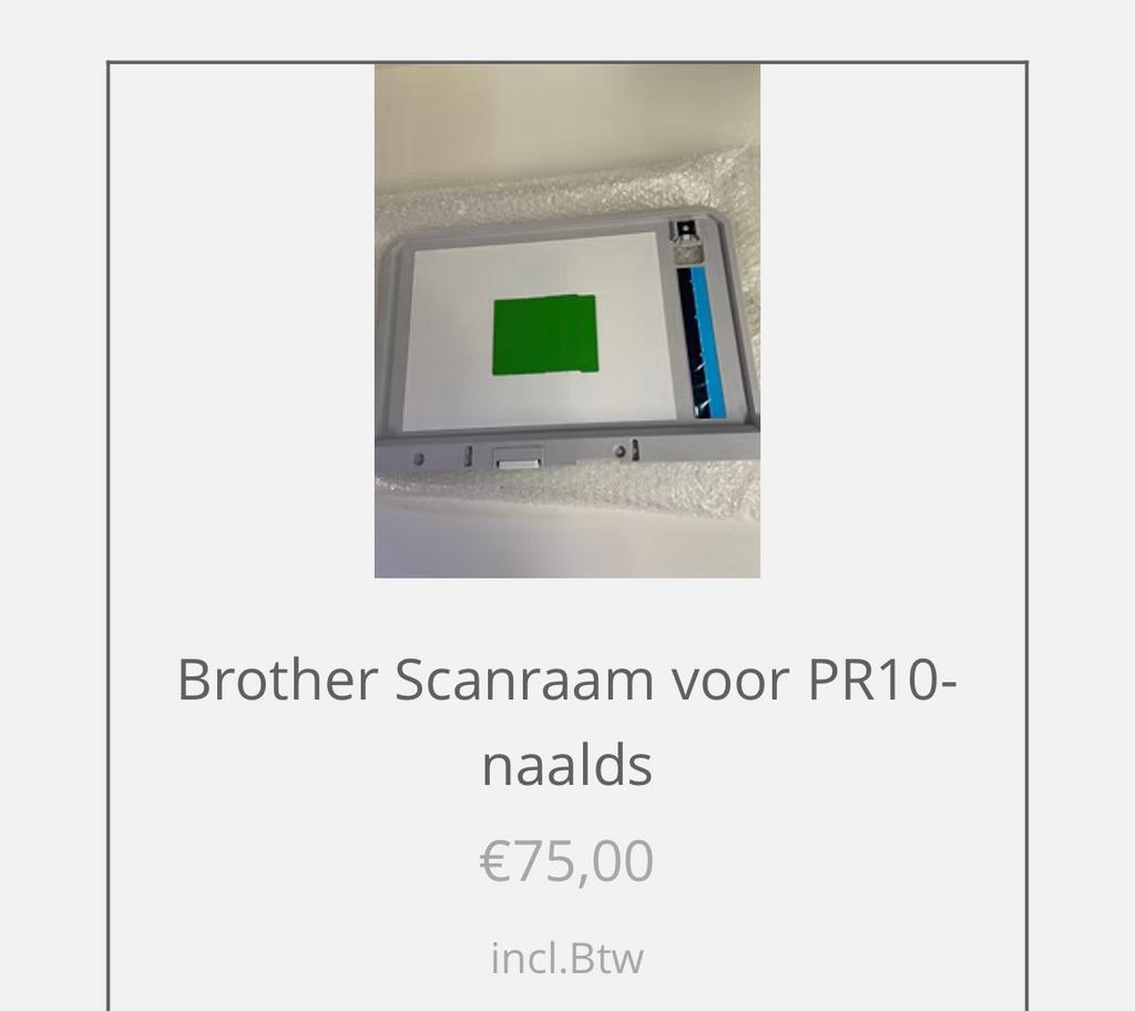 Borduurramen voor brother, Ophalen, Brother