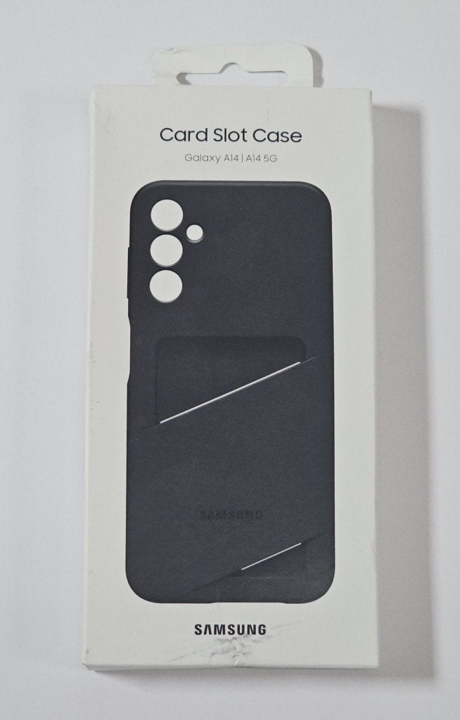 Samsung Galaxy A14 - Card Slot Case - Zwart | RetourDeal, Niet ingevuld, Niet ingevuld, Niet ingevuld