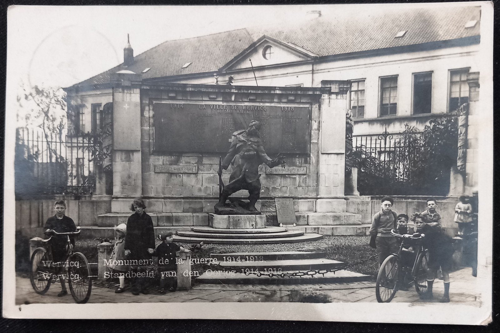 Carte photographique de Wervik, Collections, Enlèvement ou Envoi
