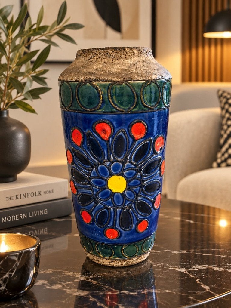 Vase de sol Scheurich en Allemagne de l'Ouest, Enlèvement