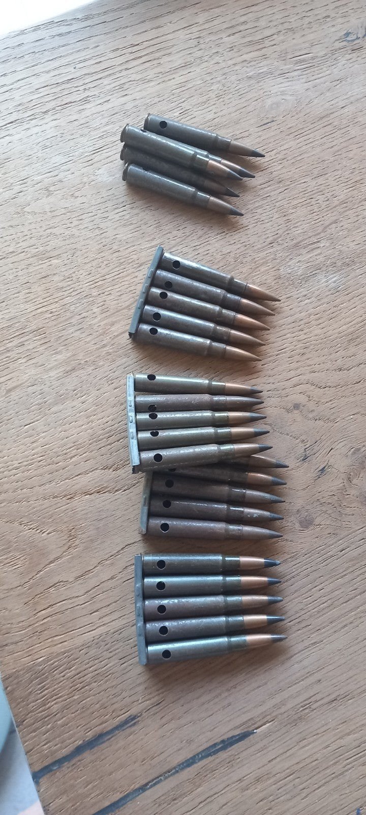 Lot de clips K98k allemands vides et percés WW2, originaux, Collections, Objets militaires | Seconde Guerre mondiale, Enlèvement ou Envoi