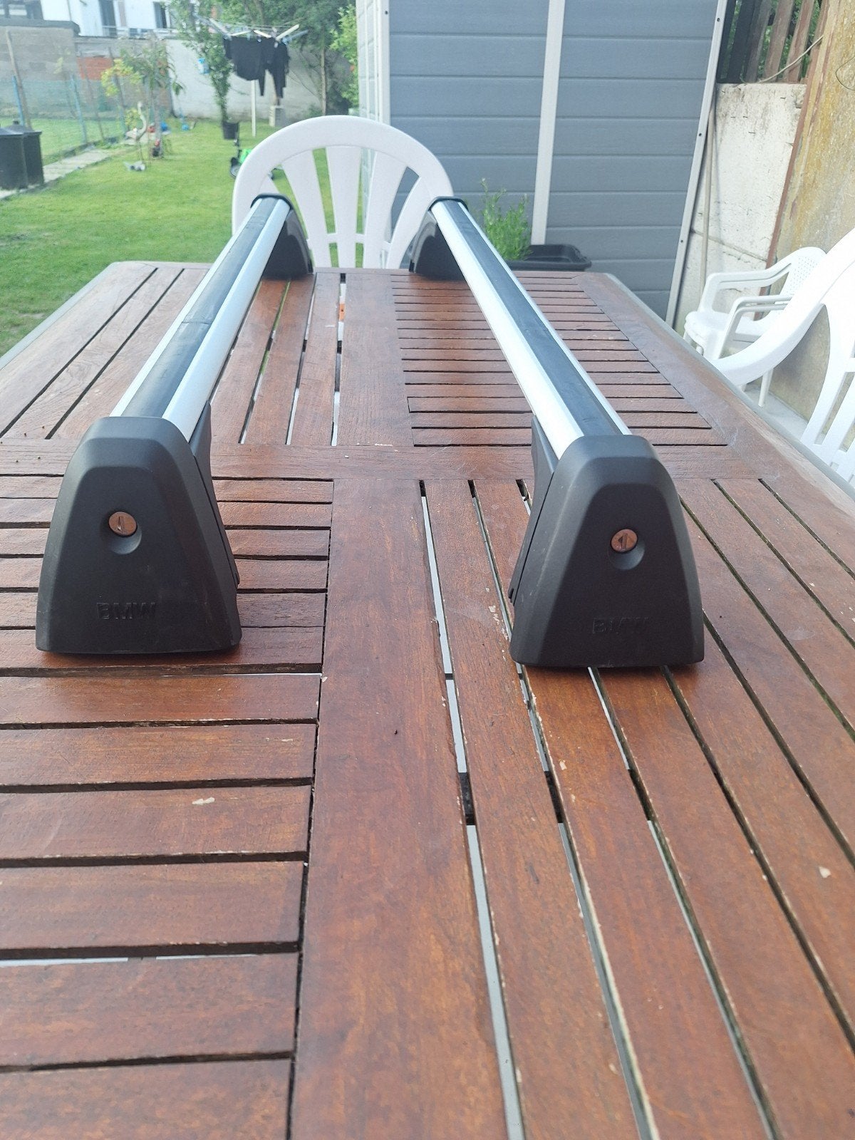 Bare de toit bmw, Ophalen