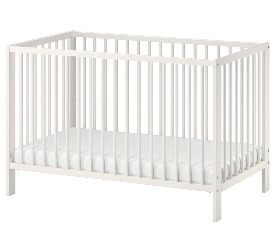 babybed, Kinderen en Baby's, Kinderkamer | Bedden, Zo goed als nieuw, Matras, Ophalen