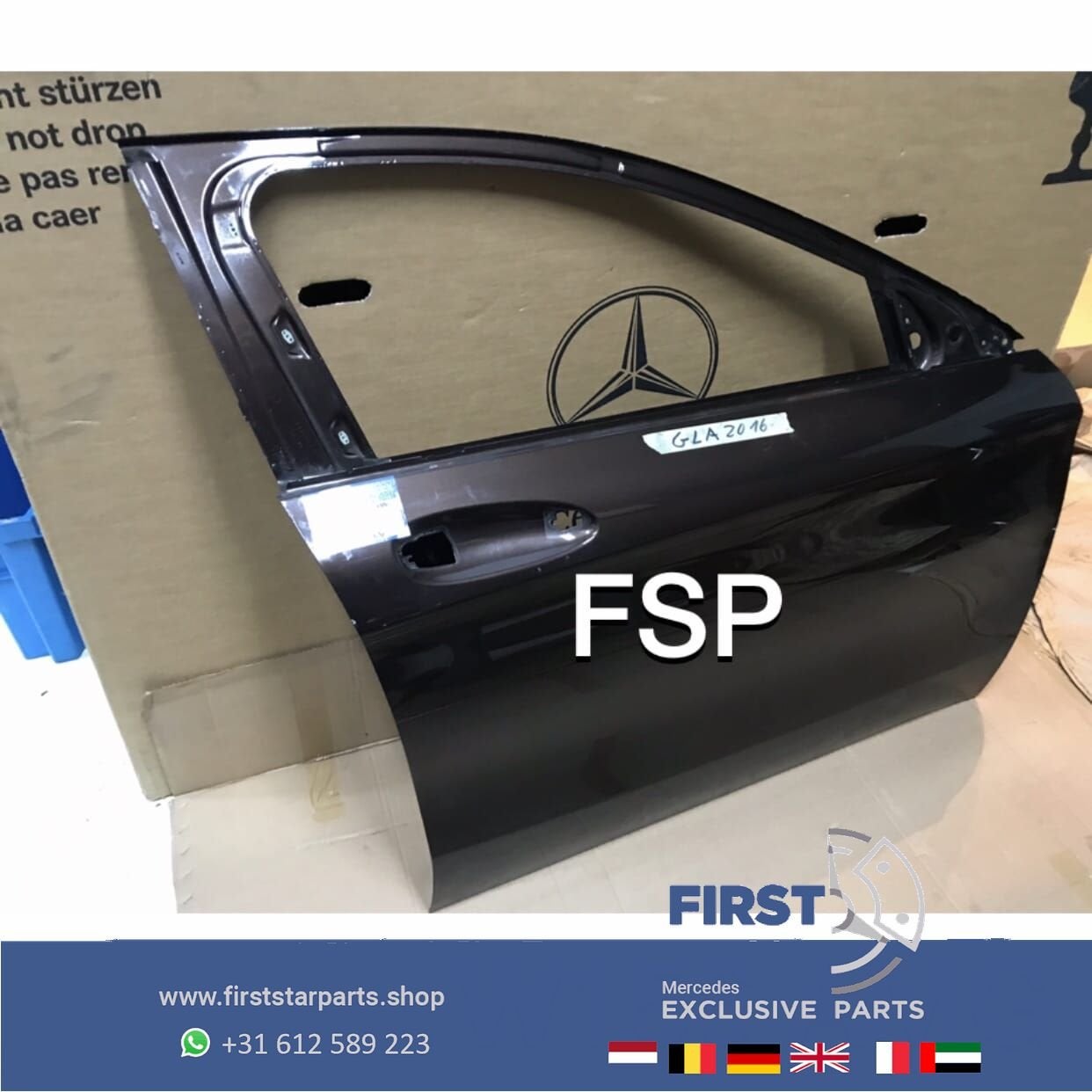 W156 deur kaal Mercedes GLA 2013-2019 bruin Mercedes origine, Utilisé, Porte, Avant, -