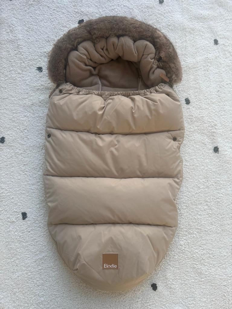 Elodie voetenzak Pure Khaki beige, Kinderen en Baby's, Buggy's, Ophalen, Zo goed als nieuw, Overige merken, Voetenzak