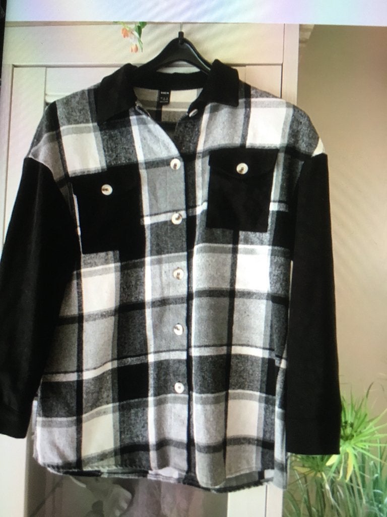 Nieuw warm dameshemd in flanel en fluweel  maat: Large, Overige kleuren, Maat 42/44 (L), Nieuw, Ophalen of Verzenden