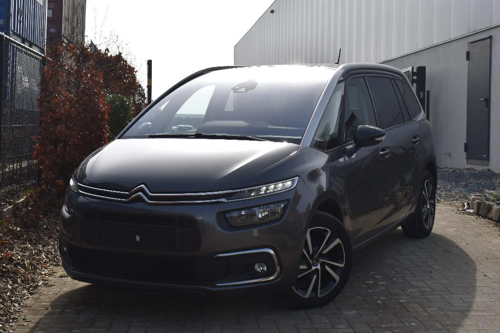 Citroen Grand C4 SpaceTourer 1.2 Shine EAT8 7Pl 67 mm laptop, Auto's, Monovolume, Leder en Stof, 7 zetels, C4