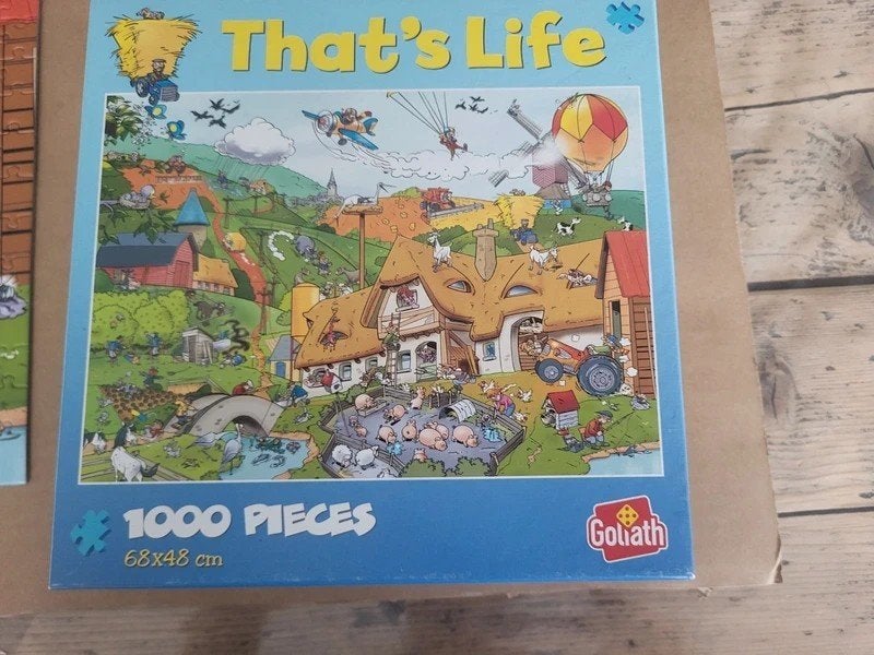 Puzzel That's Life 1000 stuks, Ophalen, 500 t/m 1500 stukjes, Gebruikt, Legpuzzel