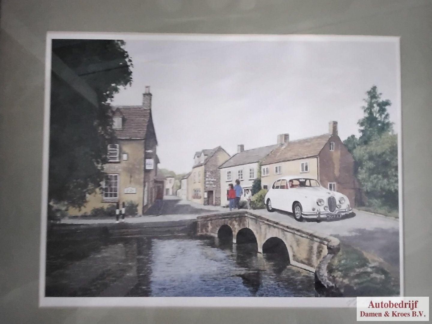 Kunstwerk Schilderij Engelse auto, Ophalen, -, -, Nieuw