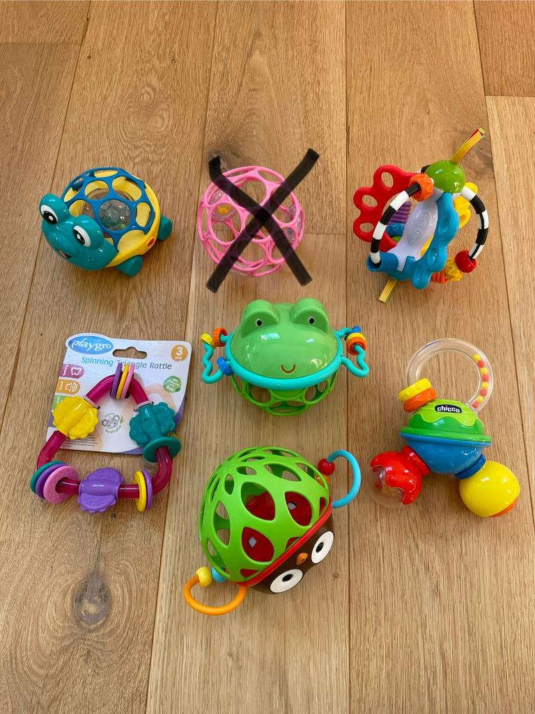 Rammelaars Oball / Playgro / Skip hop/ chicco, Kinderen en Baby's, Ophalen, Zo goed als nieuw