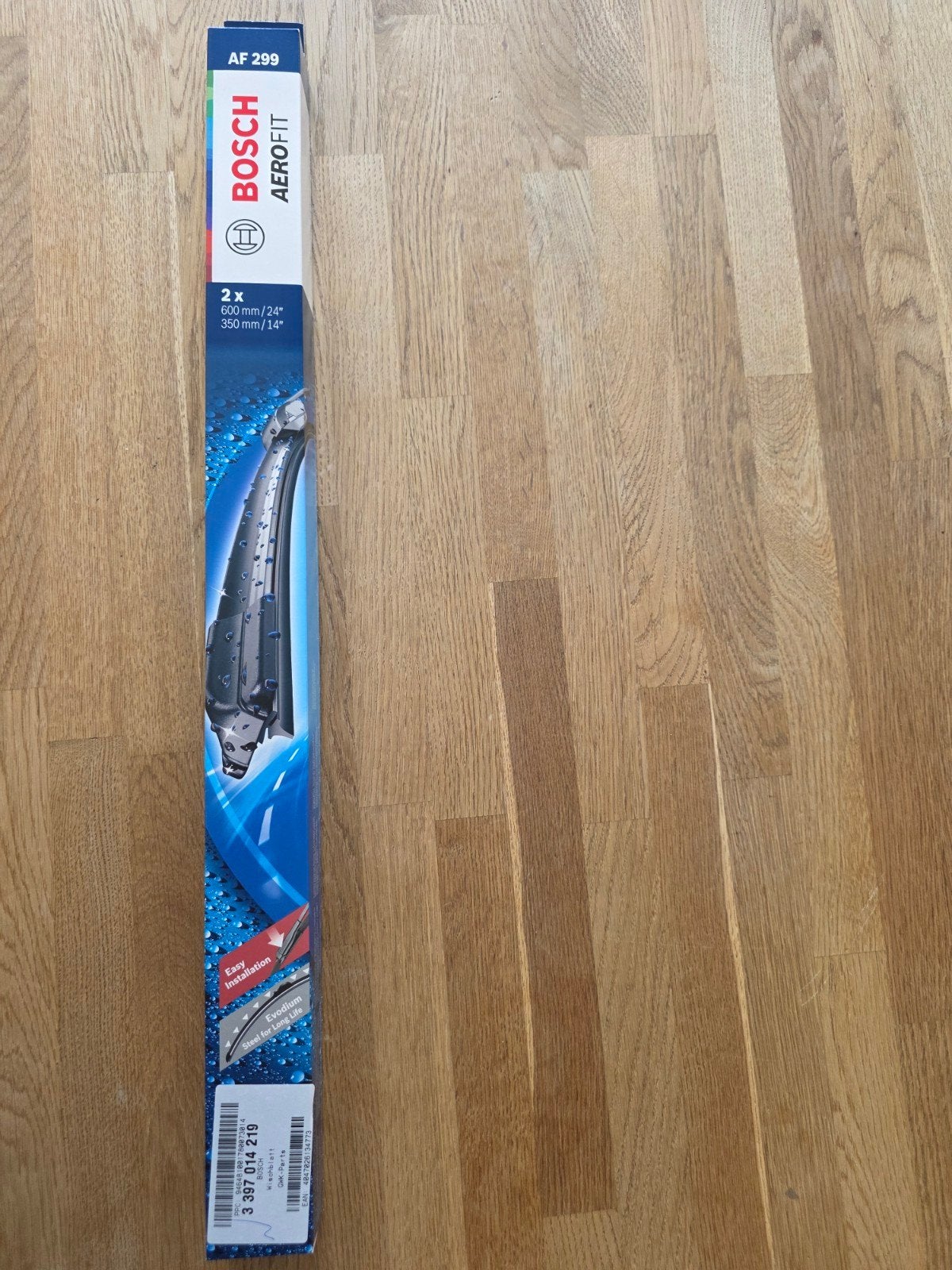 Ruitenwissers Bosch AF299 splinternieuwe, Ophalen