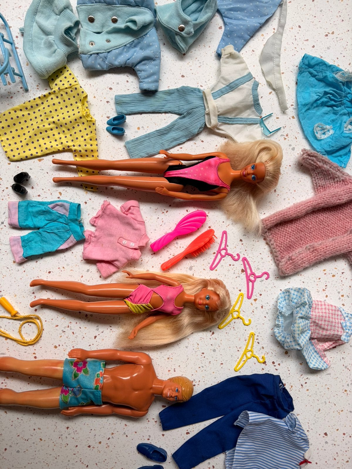 Lot vintage Barbie, Skipper en Kenn, Ophalen of Verzenden, Gebruikt, Barbie