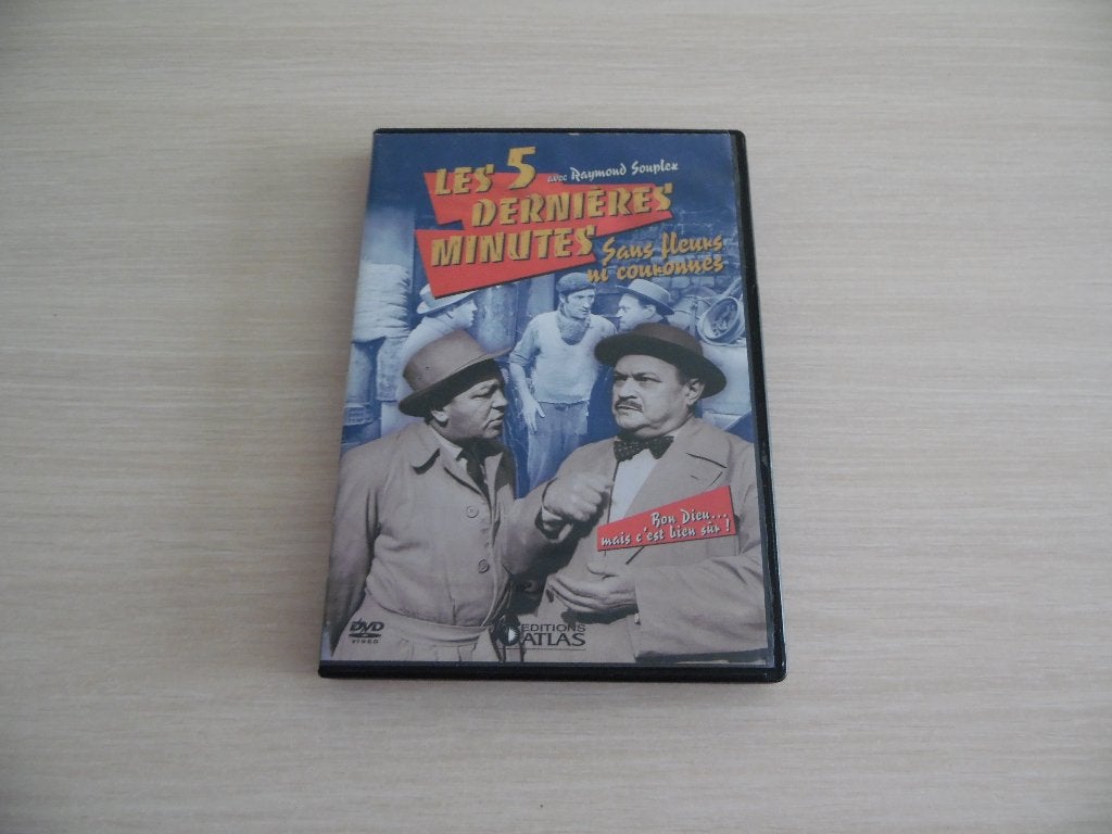 LES 5 DERNIÈRES MINUTES   SANS FLEURS NI COURONNES, Cd's en Dvd's, Dvd's | Tv en Series, Zo goed als nieuw, Overige genres, Alle leeftijden