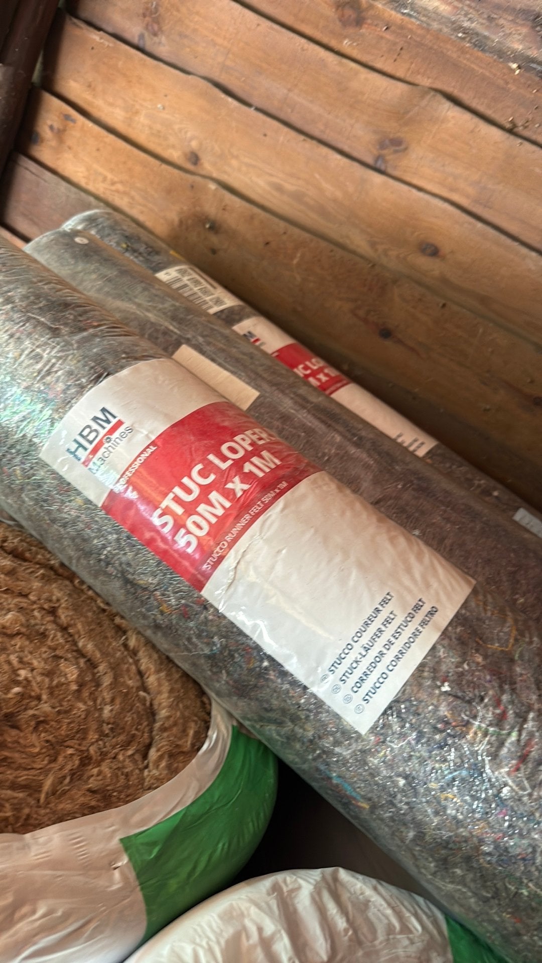 Stucloper vilt 150 m2 (3 pakken), Doe-het-zelf en Bouw, Ophalen, Zo goed als nieuw