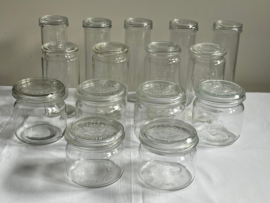 Diverse inmaakpotten Weck etc., Overige typen, Ophalen, Gebruikt, Glas