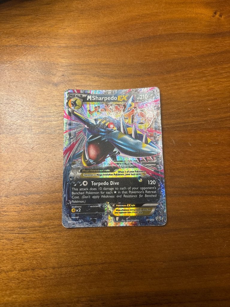 Pokémon kaart M Sharpedo EX [Jumbo] #XY200, Ophalen of Verzenden, Zo goed als nieuw, Losse kaart