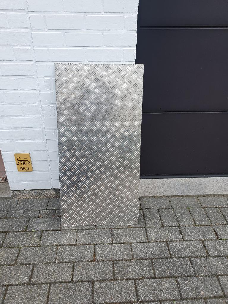 Aluminium traanplaat 1000x500x3, Enlèvement, Comme neuf, Autres matériaux, Moins de 20 mm