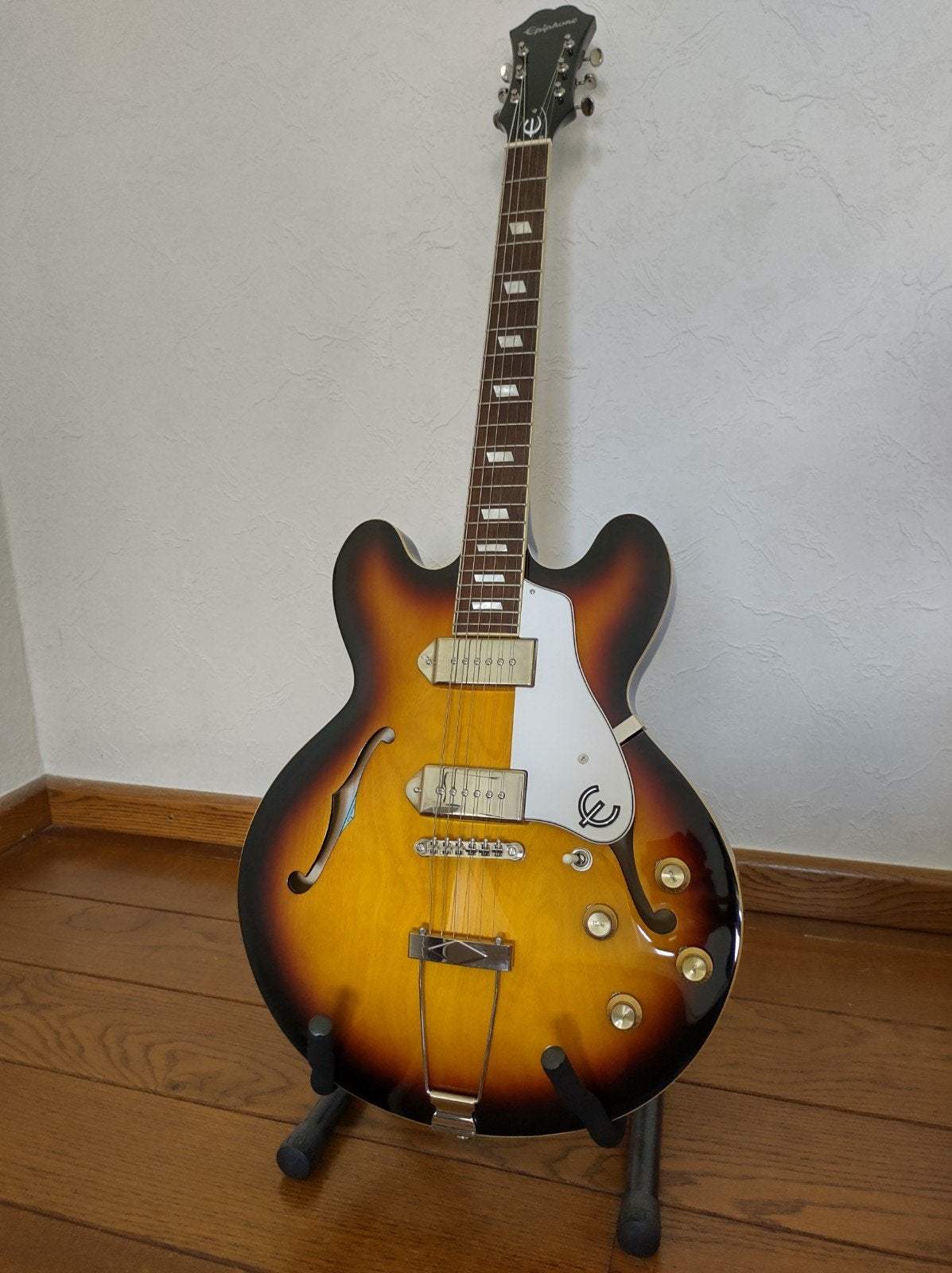 Epiphone Casino Vintage Sunburst (Original Collection), Muziek en Instrumenten, Snaarinstrumenten | Gitaren | Elektrisch, Ophalen