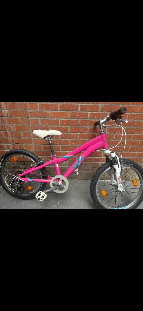 Meisjes fiets, Fietsen en Brommers, Fietsen | Meisjes, Ophalen, Zo goed als nieuw, Velgrem, 20 inch