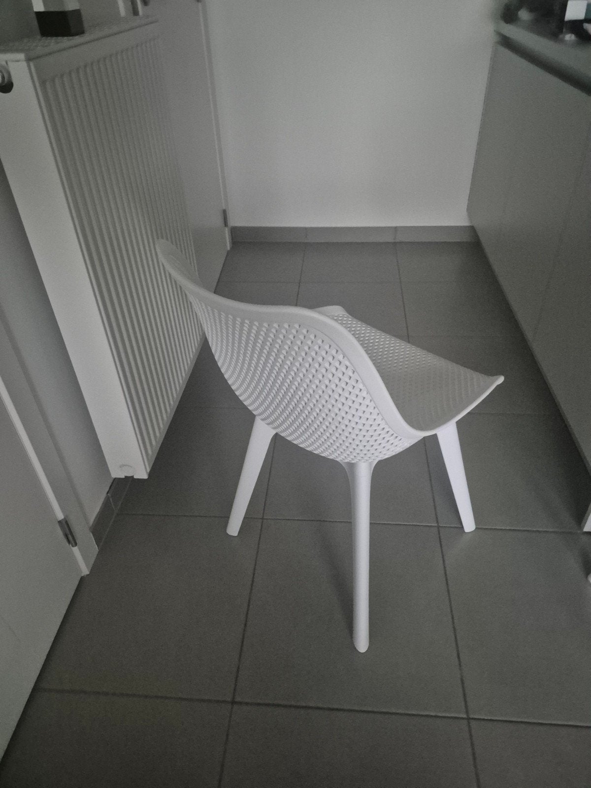 4 stoelen, wit, Huis en Inrichting, Stoffering | Vloerbedekking, Ophalen, Wit