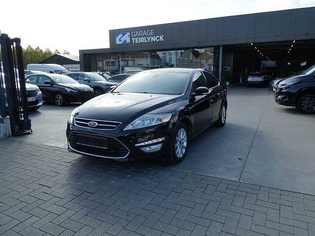 Ford Mondeo 5d 1.6 TDCi 115pk Titanium Luxe Leder Trekhaak, Auto's, Euro 5, Mondeo, Zwart, Bedrijf
