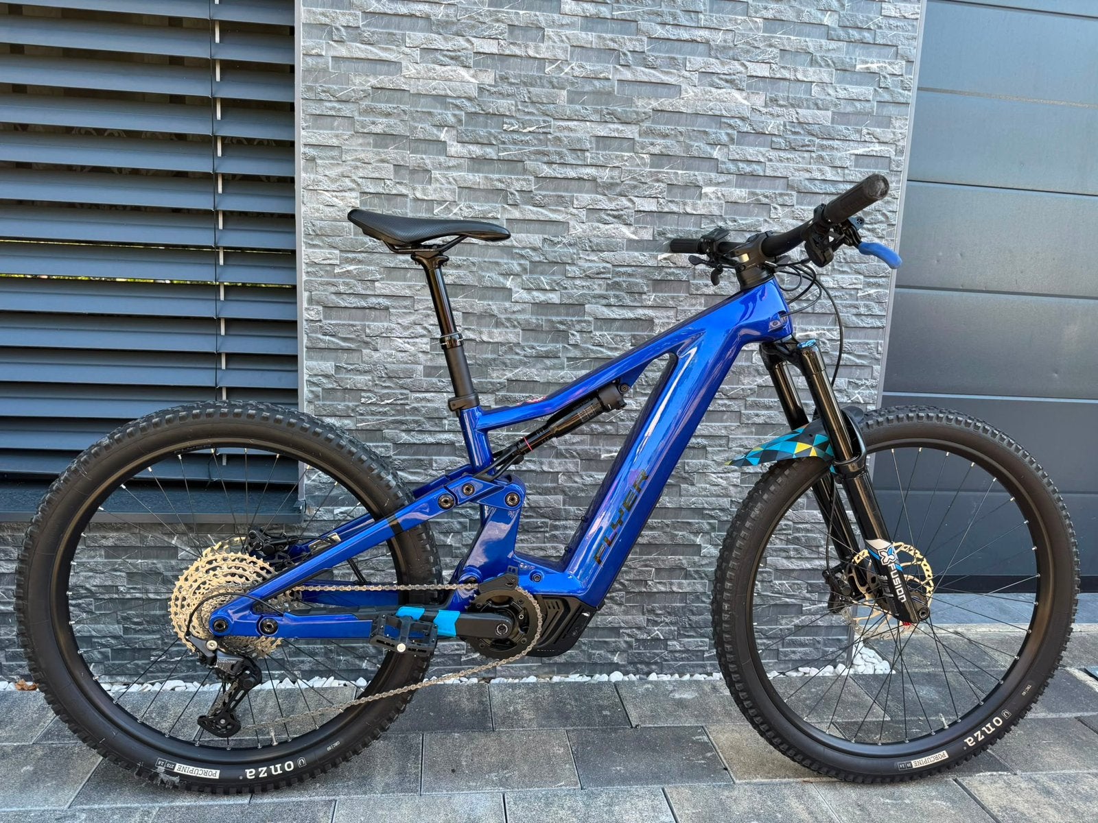 Flyer Elektrische mountainbike, Fietsen en Brommers, Fietsen | Mountainbikes en ATB, Fully, Zo goed als nieuw, Dames, Schijfrem