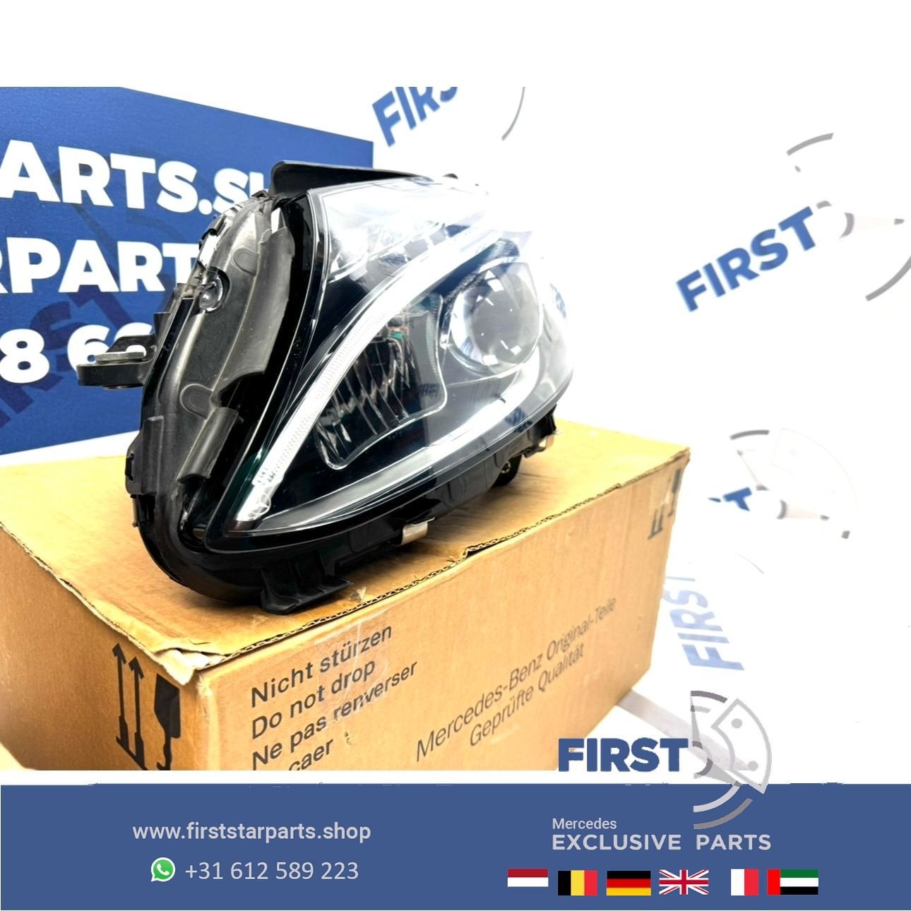 W205 LED High Performance KOPLAMP LINKS Mercedes C Klasse A2, Utilisé, -, -, Enlèvement ou Envoi