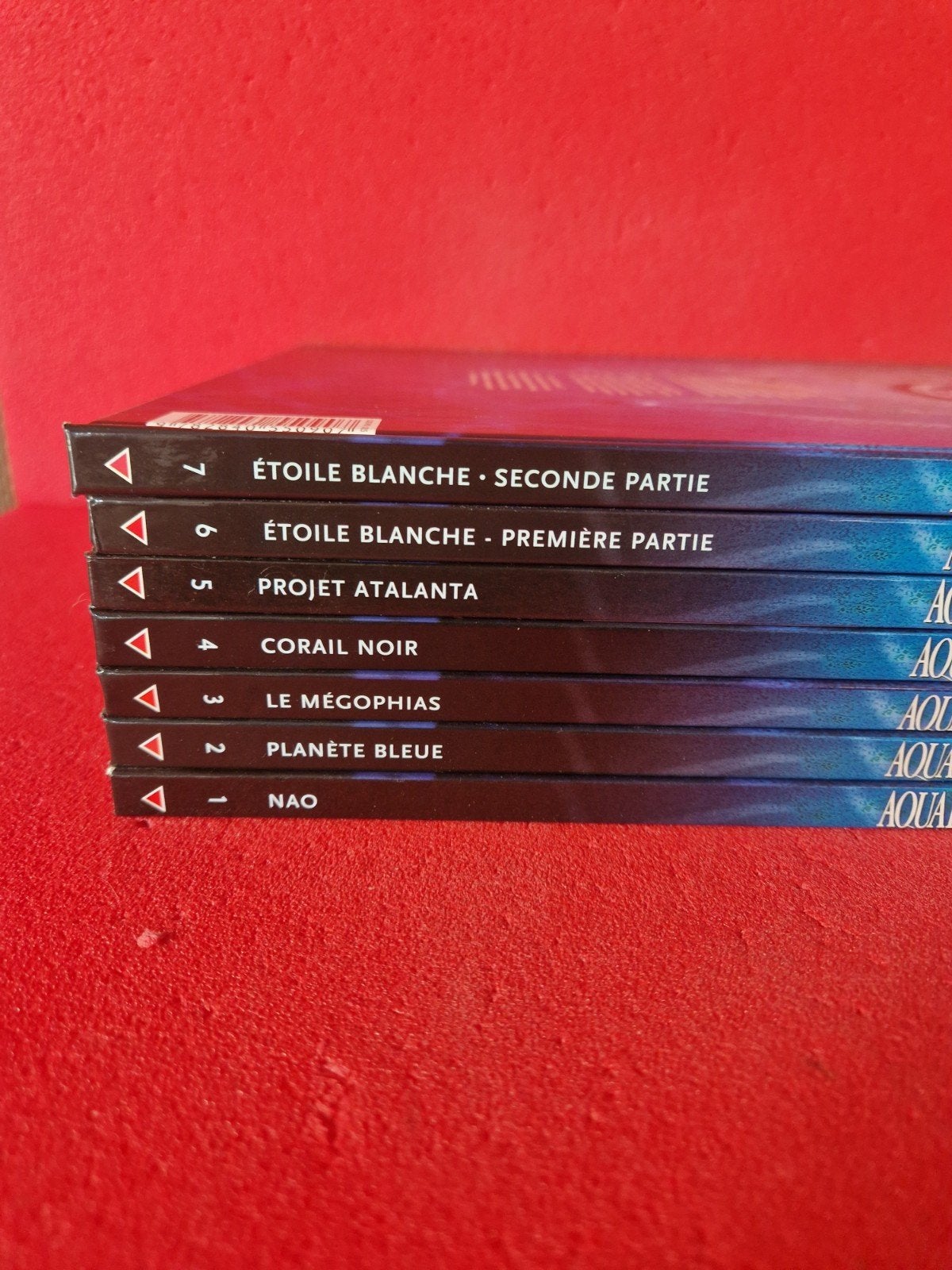 lot de 7 bd aquablue 1 à 7, Enlèvement ou Envoi