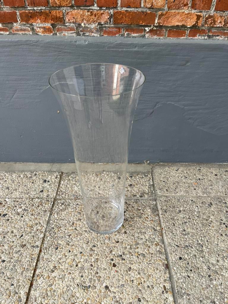 Glazen vaas, Huis en Inrichting, Ophalen, Zo goed als nieuw, Glas, 50 tot 75 cm