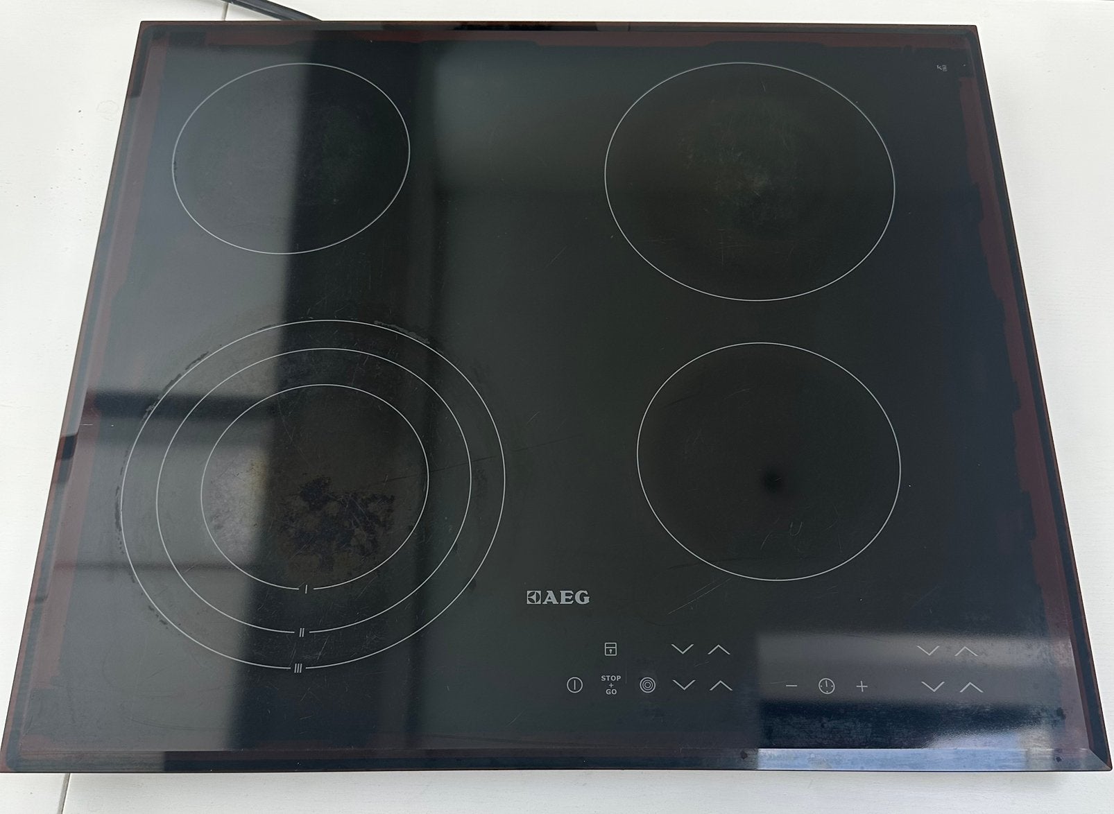 AEG keramische inbouwkookplaat, Electroménager, Enlèvement, Comme neuf, 4 zones de cuisson
