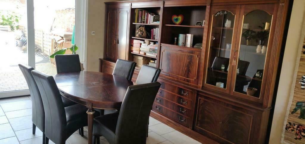 Wandkast + tafel + kastje, Ophalen